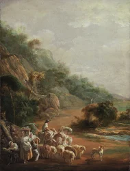 Scen med bybor, 1786