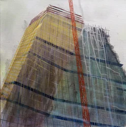 Metastructure IX, 2016 (olja på duk)