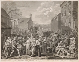 Mars till Finchley år 1746 (efter Hogarth)