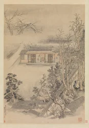 Drickande i bambuträdgården, 1773.