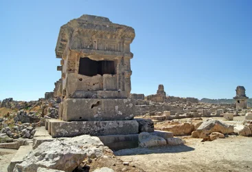 Pelargrav, Xanthos, Turkiet