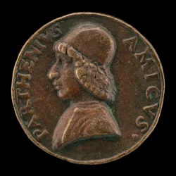 Bartolommeo Partenio, verksam 1480-1485, humanist [framsidan].