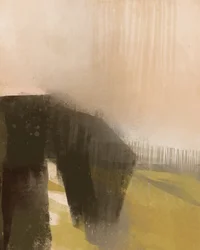Abstrakt, stillsamt landskap