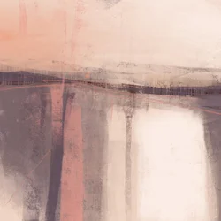 Blush Horizon – abstrakt
