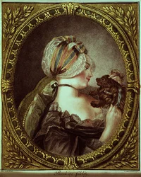 Provoking Fidelity graverad av Louis Marin Bonnet (1743-93)