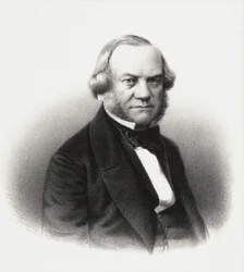Porträtt av chefen för de kejserliga teatrarna Alexander Mikhaylovich Gedeonov, 1858.