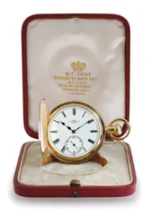 Halv hunter case minut repeterande fickkronometer