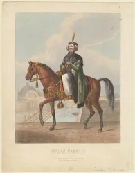 Porträtt av Mahmud II 1785-1839, Sultan av det osmanska riket, 1829