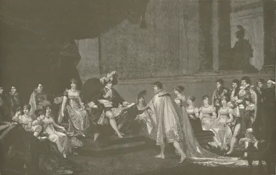 Bröllop mellan prins Jerome Bonaparte och prinsessan Frederica Catherine av Würtemberg, 1807, 1896