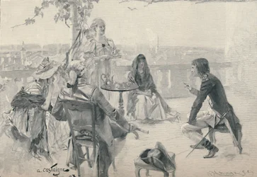 Napoleon i samhället i Valence. 1785, 1896