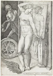 Death Surprising a Woman, c.1490-c.1540 (gravyr)