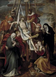 Nedstigning,1500-talet (olja på duk)