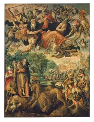The Temptation of Saint Antonio (olja på panel)