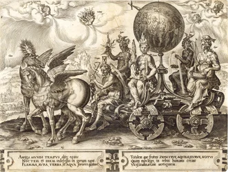 Världen, tavla 1 från "Människornas olycka", 1564