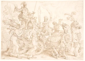 Triumfvagn. Bellum (krig)