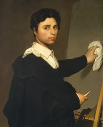 Ingres as a Young Man, ca 1850-60 (olja på duk)
