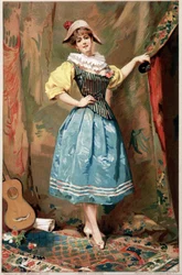 Kostymen (En kvinna med gitarr), sd. 19:e