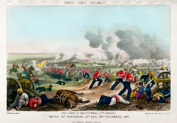 Trettio första regementet, slaget vid Ferozeshah, 2:a dagen, 22 december 1845
