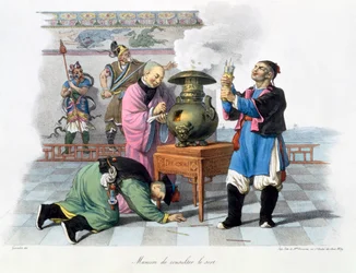 "A Way of Taling the Future", Kina, 1824-1827