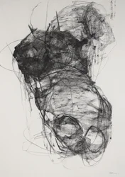 Torso 3, 2022 (kol på papper)