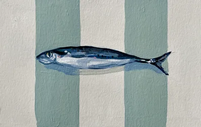 Blå fiskstreck