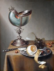 Stilleben med Nautilus Cup, c.1650