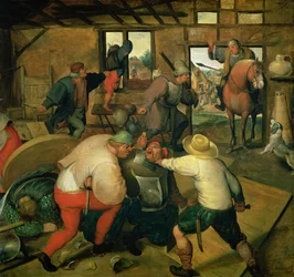 A Fight, c.1565-70 (panel)