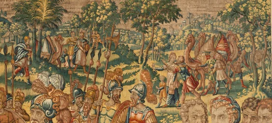 Berättelsen om Gideon, hebréernas domare och krigare, sent 1500-tal (gobeläng)