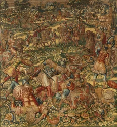 Berättelsen om Gideon, sent 1500-tal (silke och ull)