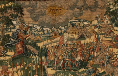 Berättelsen om Gideon, sent 1500-tal (silke och ull)