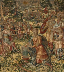 Berättelsen om Gideon, sent 1500-tal (silke och ull)