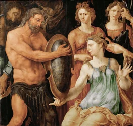 Vulcain accorde a Thetis le bouclier d