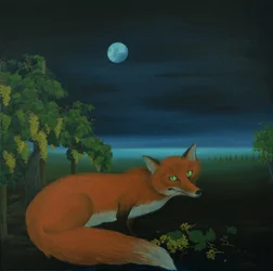 Moonlighting Wixen, 2016 olja på duk