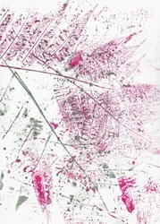 Abstrakta ormbunksblad