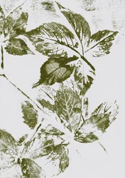 Mönster med gröna blad