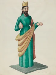 Ärkeängel Bulto, ca. 1937.