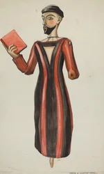 Bulto, St Francis, ca. 1936.
