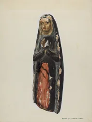 Bulto Virgin, ca. 1939.