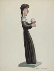 Ristade och målade Santo - Santa Rita, 19351942.
