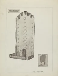 Plåtljuslampa, 19351942.