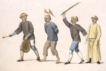 A Culprit Conducted to Trial, skylt 3 från 