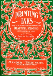 Tryckfärger och annat material för att producera vackra tryck - annons, 1916