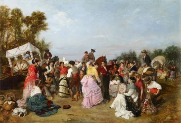 Vid pilgrimsfärden i Torrijos, 1883, 69x99, Carmen Thyssen-museet, Málaga
