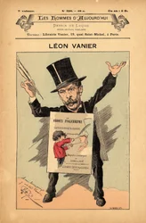 Omslag till The Men of Today, nummer 320, illustration av Manuel Luque (1854-1919): Text av Paul Verlaine - Vanier Leon (1847-1896)