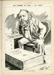 Illustration av Manuel Luque (1854-1919) i La Caricature (1880)