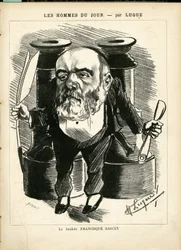 Illustration av Manuel Luque (1854-1919) i La Caricature (1880)