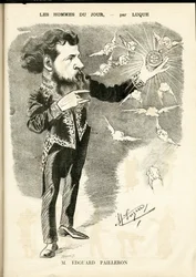 Illustration av Manuel Luque (1854-1919) i La Caricature (1880)