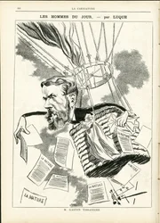 Illustration av Manuel Luque (1854-1919) i La Caricature (1880)