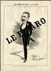 Illustration av Manuel Luque (1854-1919) i La Caricature (1880)