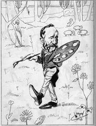 Puvis de Chavannes (1824-1898), fransk målare.